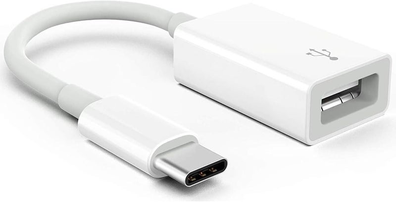 Wahbite Apple USB-C to USB Camera Adapter, USB 3.0 OTG Cable for iPhone/iPad to Connect Card Reader, USB Flash Drive, U Disk, Keyboard, Mouse, Hubs, MIDI, Plug & Play (USB-C) - Image 1