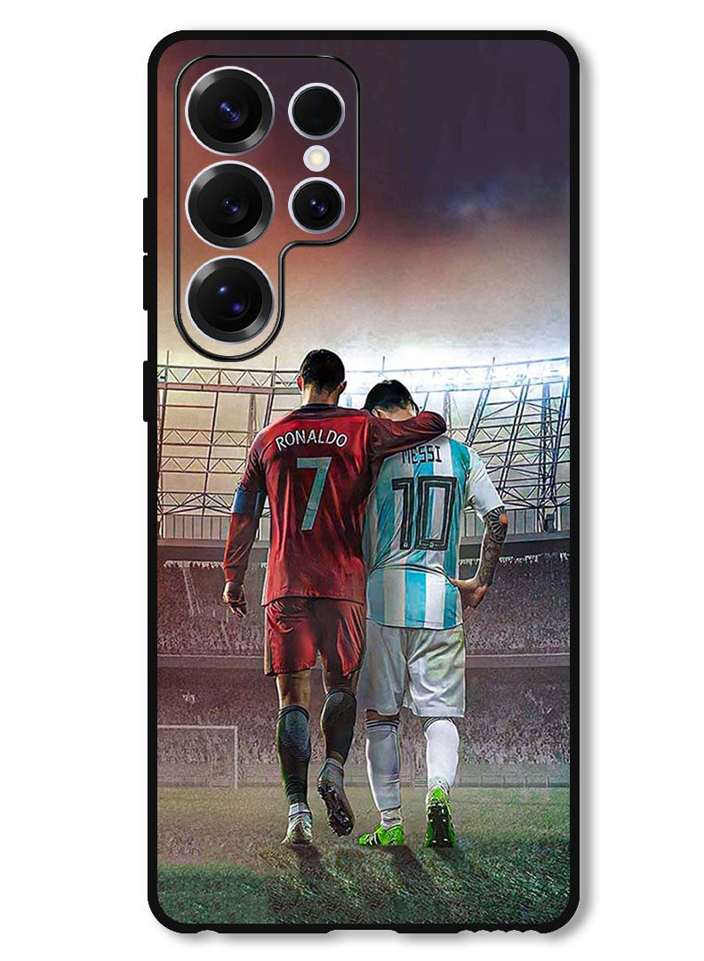 Theodor Protective Case Anti Scratch Shock Proof Bumper Cover For Samsung Galaxy S25 Ultra Ronaldo Messi - Image 1
