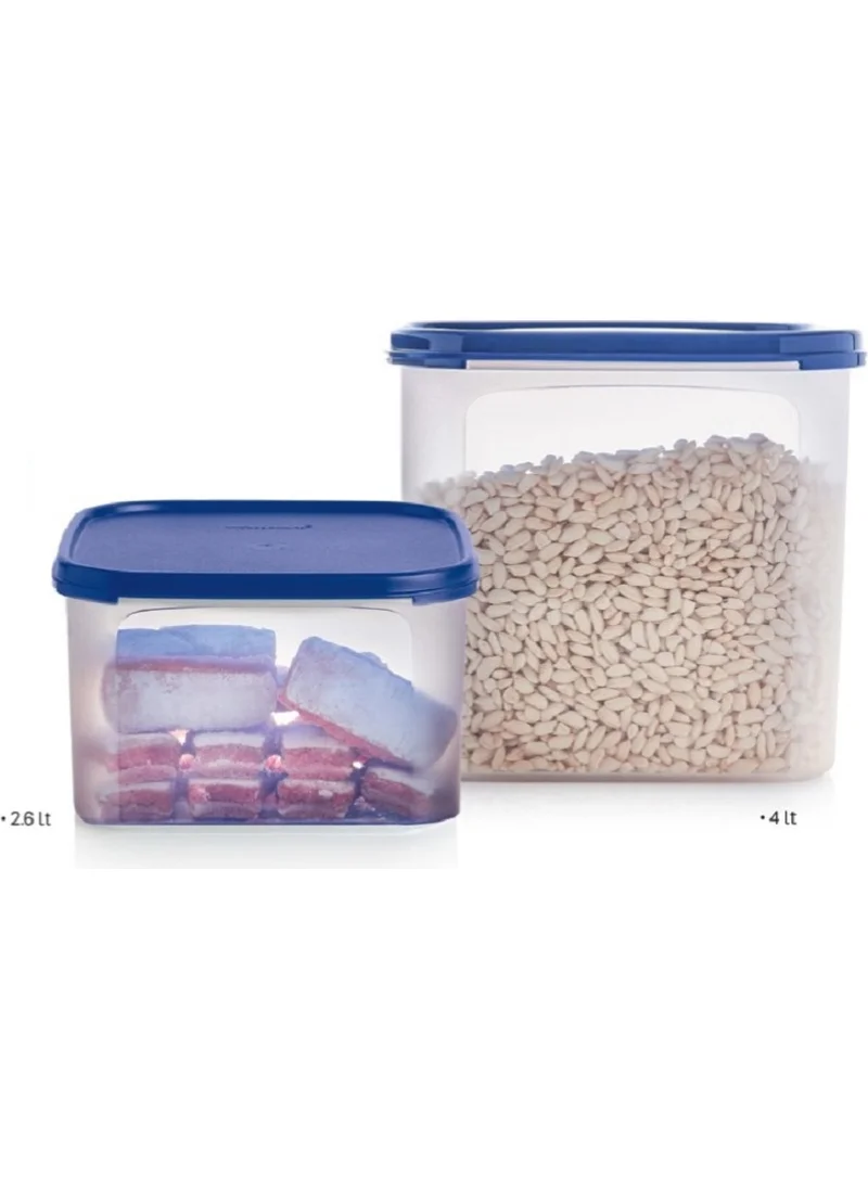 تابروير Oval Modular 2-Piece Dry Food Storage Container 2.6-4 Mv Hsgl