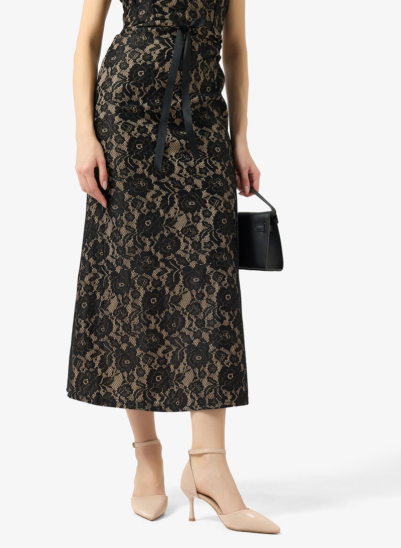 ايلا حذاء بكعب متوسط بتفاصيل حزام - Image 5