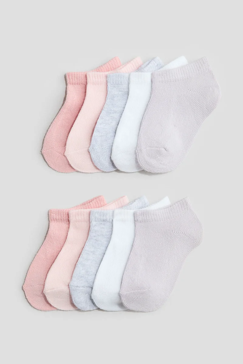 H&M 10-pack shaftless socks