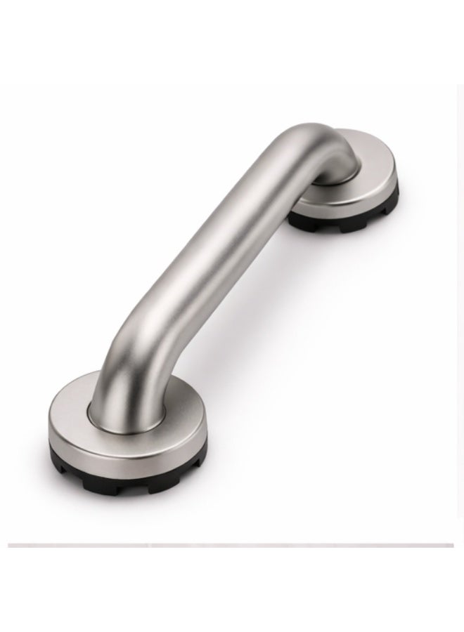 رونا قضبان دعم حمام RONA فضي مطفي (نيكل مشطوف) – مقبض أمان للدش من الفولاذ المقاوم للصدأ، مانع للانزلاق، دعم لكبار السن وذوي الاحتياجات الخاصة، تثبيت جداري قوي - Image 2