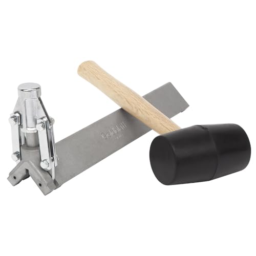 Goldblatt G15813 Corner Clincher and Mallet,Black - Image 1