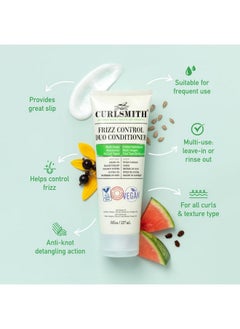 CURLSMITH CURLSMITH - Frizz Control Duo Hair Conditioner, Nourishing Rinse Out or Leave In, Detangling, Smoothing, For All Curl Types, Vegan, 237ml/8 fl oz  - Image 3