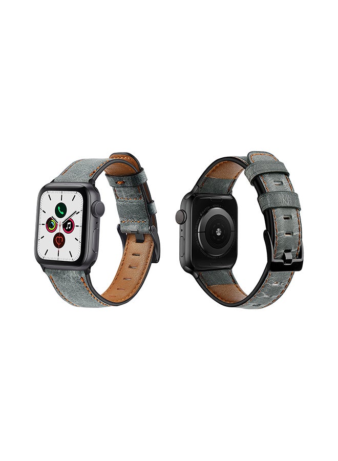 Perfii Replacement Band For Apple Watch Series 5/4/3/2/1 40/38mm Grey - Image 1