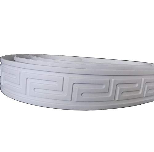 Zhangbl Flexible Furninture Door Crown Mouldings Trim Home Improvement Focal Point Decor Molding 2" (5cm) x 115" x 0.1" - Image 1