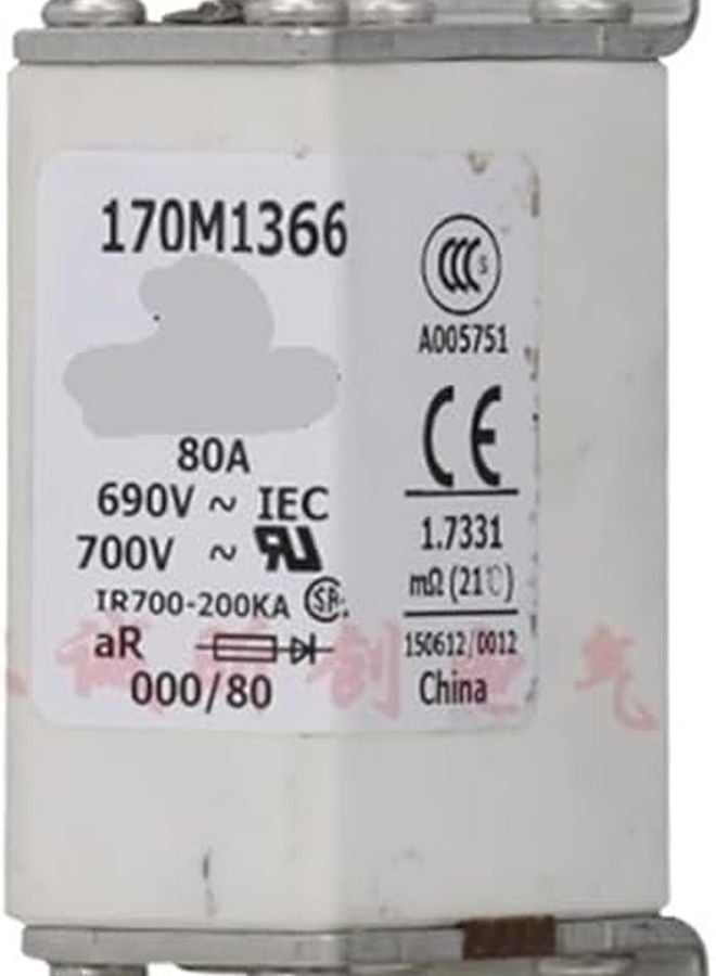 170M1373 690V 700V 80A 100A صمام كهربائي - Image 2