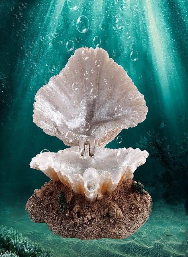 AYNEFY Fish Pearl Bubbler Decor,Aquarium Coral Reef Aerating Action Decoration Ornament Pearl Air Stone Bubble Decoration Ornament for Fish Aerating - Image 4