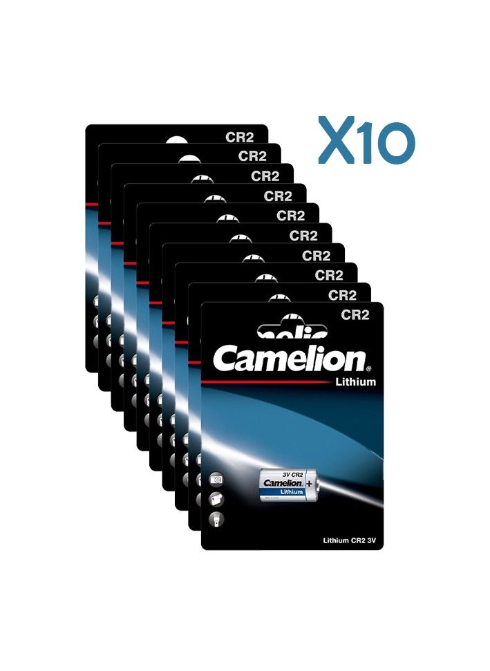 Camelion - Camelion Lithium Battery CR2 x10 - Image 1