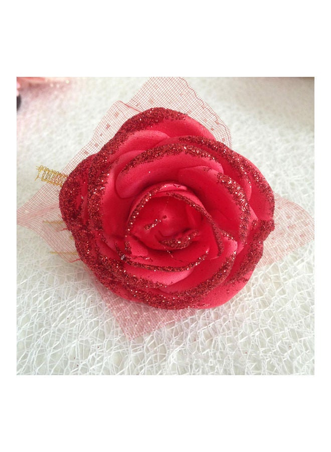 NIBEMINENT Flower Wrist Corsage Party Ribbon Bracelet - Image 1