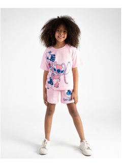 Arafa Lilo & Stitch Pink Graphic Set  - Image 2