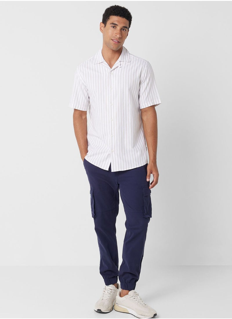 Only & Sons - Striped Slim Fit Shirt - Image 1