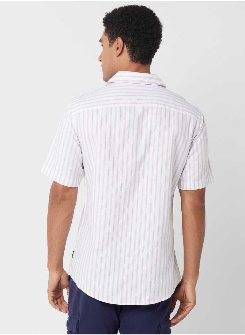 Only & Sons - Striped Slim Fit Shirt - Image 1