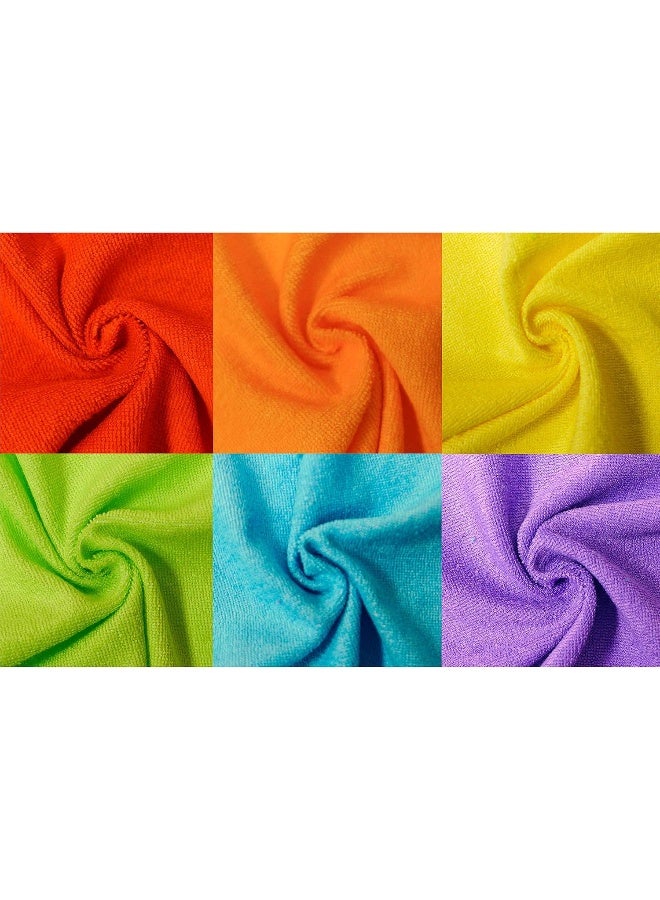 Neat Solutions Solid Knit Terry Washcloth Set, Multi-color, 12-Count - Image 3