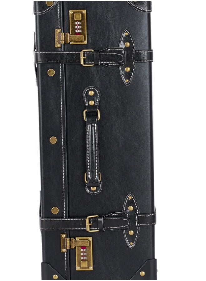 LIMRA Travel Bag Classic Leather Luggage 1 pcs Size 24 inch Black Color - Image 4