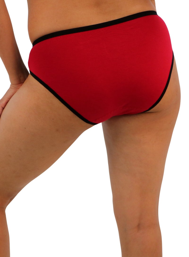 JOANNA JOANNA 108267 Women's Two Tone Lace Design Bikini 3-Pack Panties, Multicolor  - Image 4