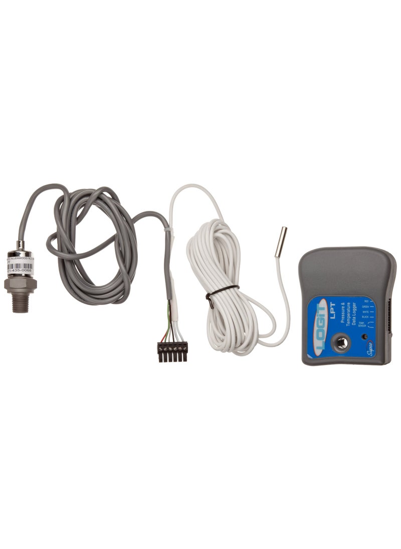 Supco Supco LPT LOGiT Pressure and Temperature Data Logger, 3" Length x 2-1/2" Width x 1-3/32" Height 