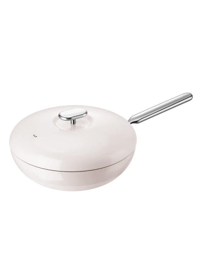 Deslon Non-stick Ceramic Titanium Coating Stone Frying Pan For Home Use, Suitable For Gas And Induction Cooktops, Non-stick Cooking Pan - Image 2