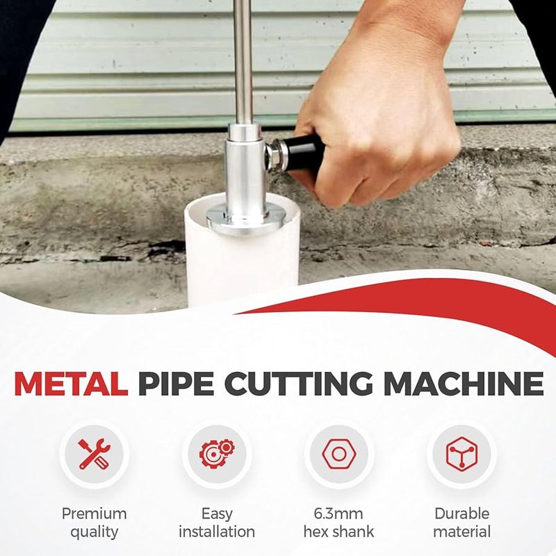 2025 New Stainless Steel Inside Pipe Cutter Adjustable 1 1 2 to 8 Inch PVC - Image 3