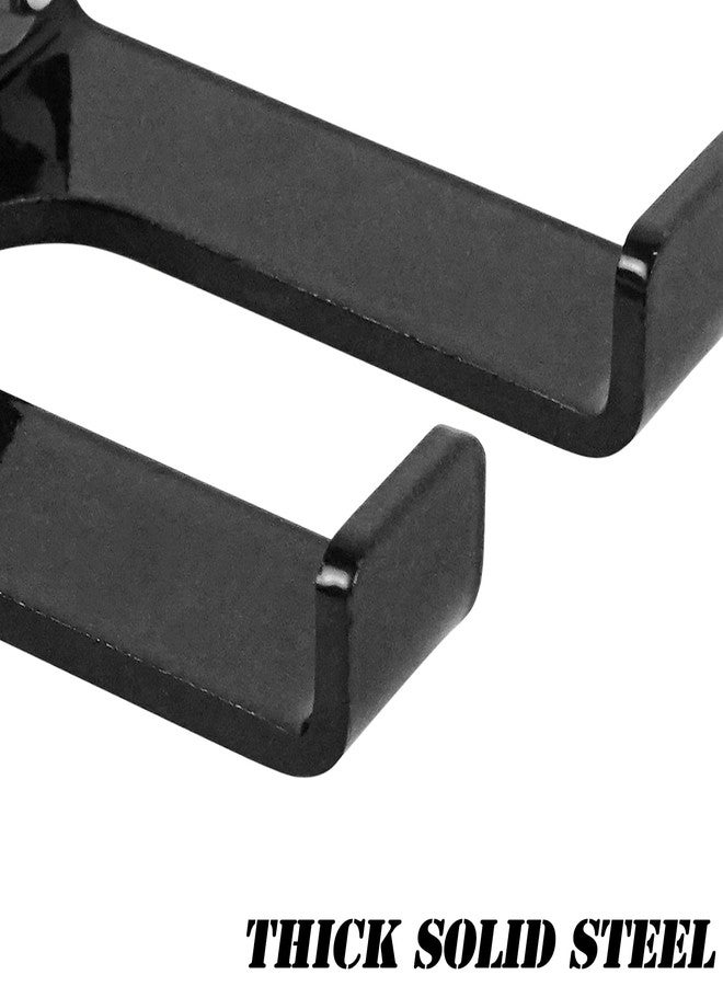 Luwint Set of 2 Single Olympic Barbell Hanger, Vertical Gym Bar Storage Holder Wall Rack - Image 5