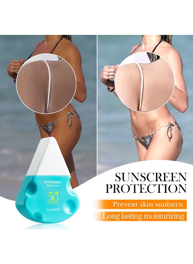 FAYANKOU Hyaluronic Acid Clearing Moisturizing Sunscreen, Sunscreen Primer, Sunscreen Lotion - Image 2