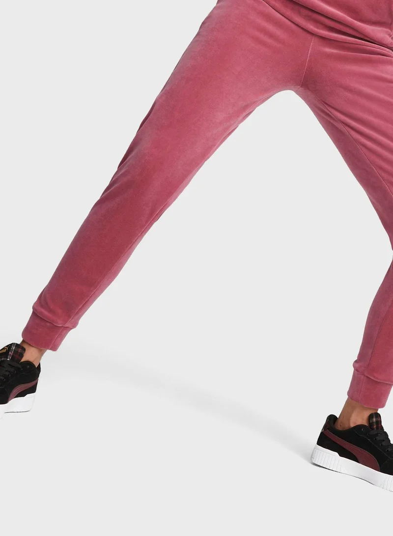 PUMA Essential High Waist Cuffed Sweatpants