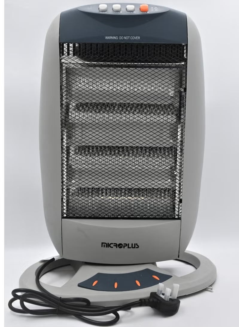 مايكروبلس دفاية غرفة كهربائية 1200 واط، لون رمادي PS-779 - Image 2