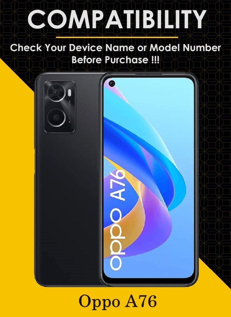 AINA Tempered Glass Screen Protector 5D Designed For Oppo A76 Full Glue Edge to Edge Full Screen Coverage And Bubble Free - Image 2