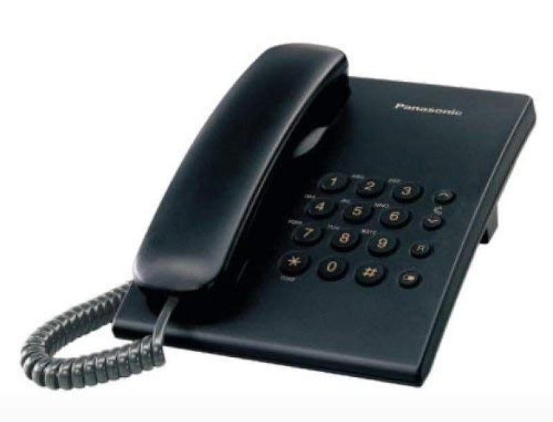 Panasonic Single Line KX-TS500MXBD Corded Phone (Black) - Image 4