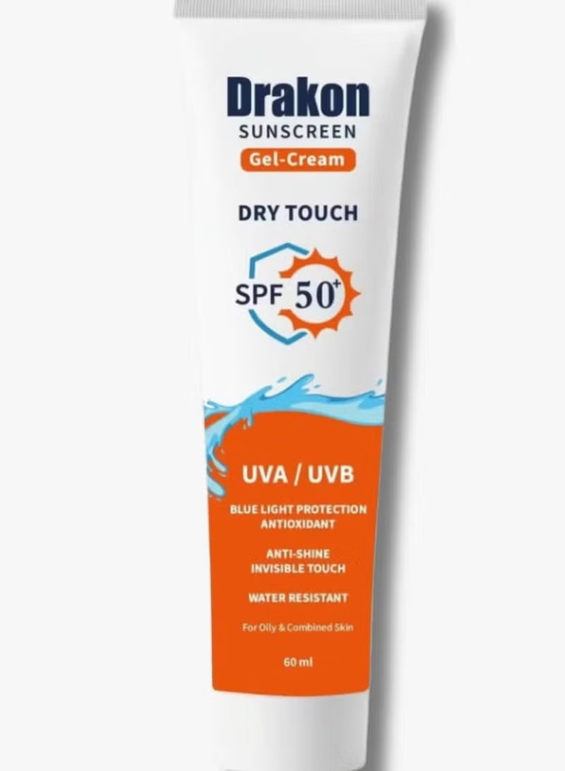 Drakon Sunscreen Gel Cream Dry Touch SpF 50 -60 ml