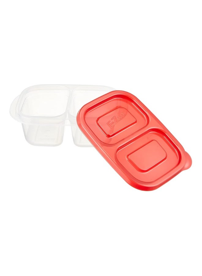 LOCK & LOCK E.Z Lock Airtight Food Storage Containers Set Bpa Free Durable Plastic Compact Design 260 ML 2 Pcs Pack - Image 4