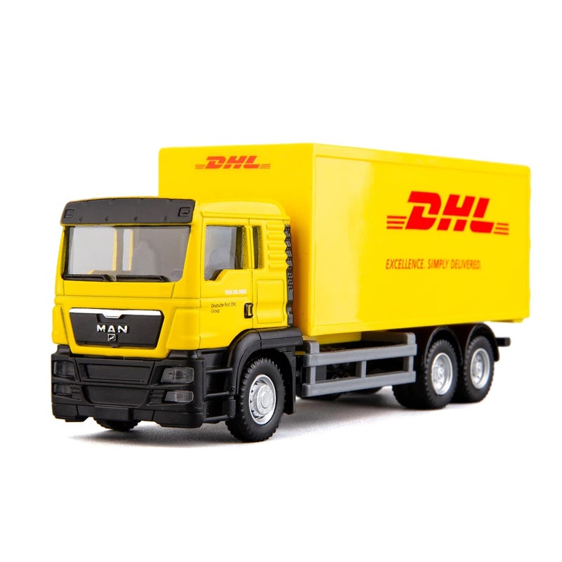 Bdtctk Compatible For Dhl Container Truck Car Model Toy Cars  Zinc Alloy Die-Cast Vehicles Kid Toys For Boy Girl Gift - Image 4