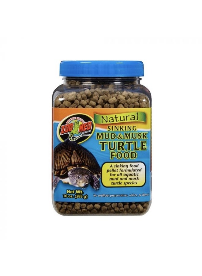 Zoo Med Natural Mud & Musk Turtle Food 10 oz