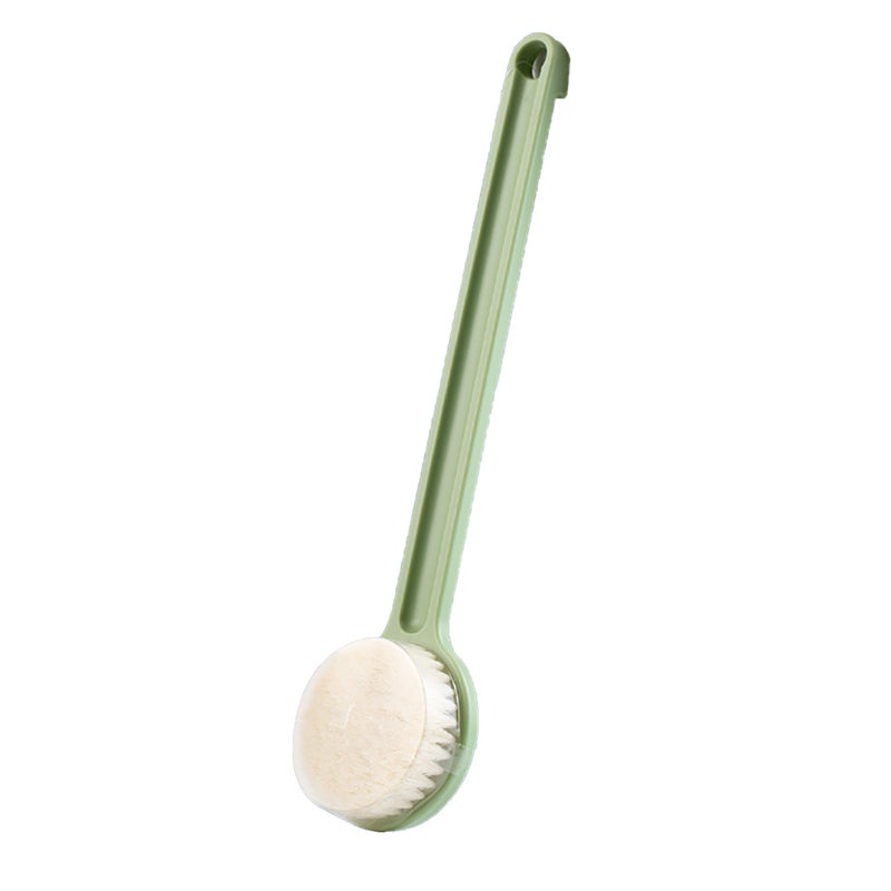 Bath Body Brush Back Scrubber with Comfy Bristle Long Handle Gentle Body Massager Wet or Dry Brushing Back Scrubber for Shower, Improve Skin's Health - Image 1