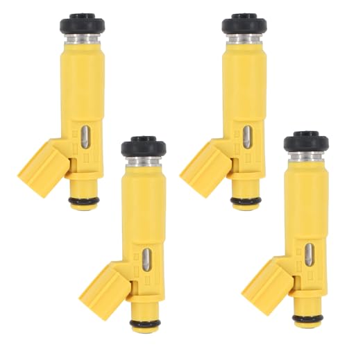 ApplianPar Set of 4 yellow Flow Matched Fuel Injector Nozzles for Toyota RAV4 20L 2001 2002 2003 2325028050 2325028050 - Image 1