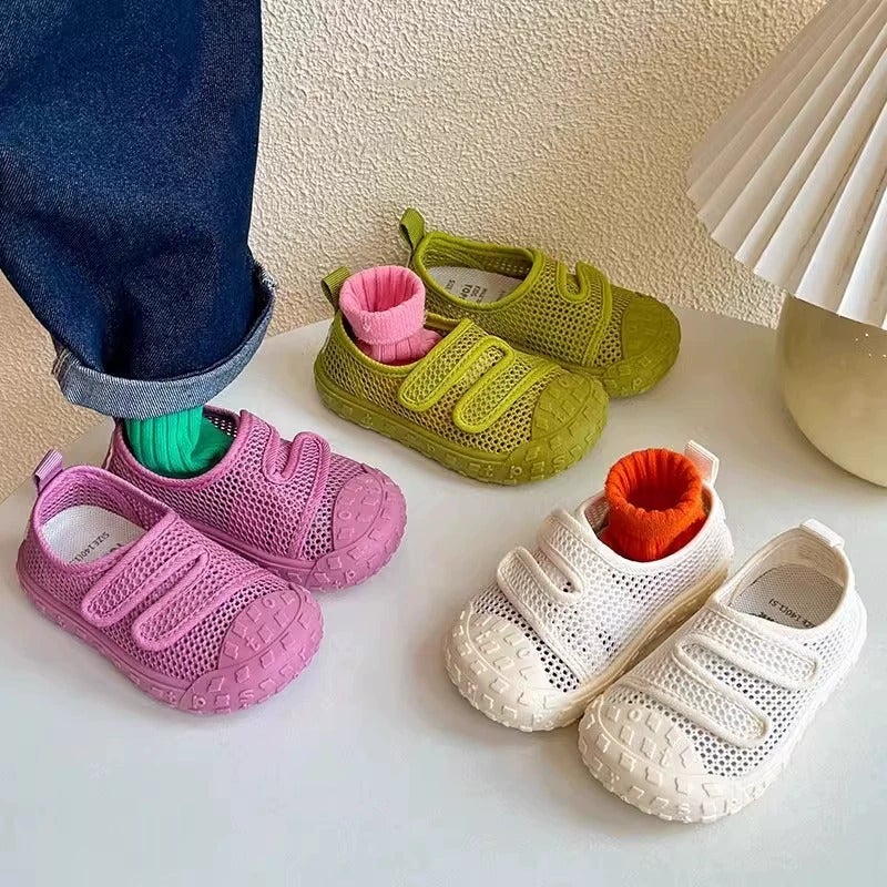 Children'S Sandals Baotou Mesh Shoes 2025 Summer Boys' Shoes Kindergarten Indoor Shoes Girls' Breathable Sports - Image 4