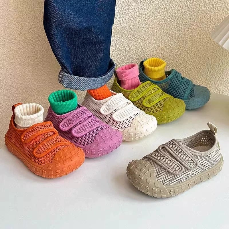 Children'S Sandals Baotou Mesh Shoes 2025 Summer Boys' Shoes Kindergarten Indoor Shoes Girls' Breathable Sports - Image 3