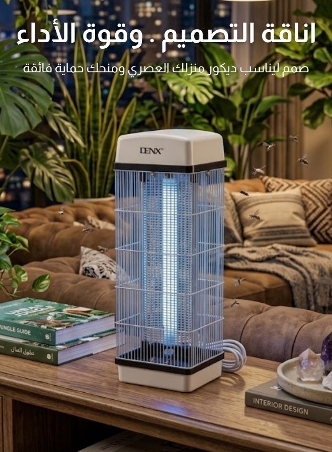 دينكس مصيدة قاتلة للبعوض والحشرات | إضاءة UVA وتغطية 360 درجة بقوة 15 واط - Image 3