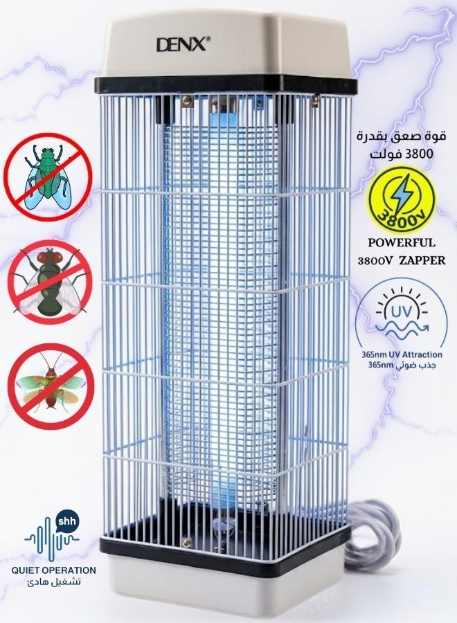دينكس مصيدة قاتلة للبعوض والحشرات | إضاءة UVA وتغطية 360 درجة بقوة 15 واط - Image 1