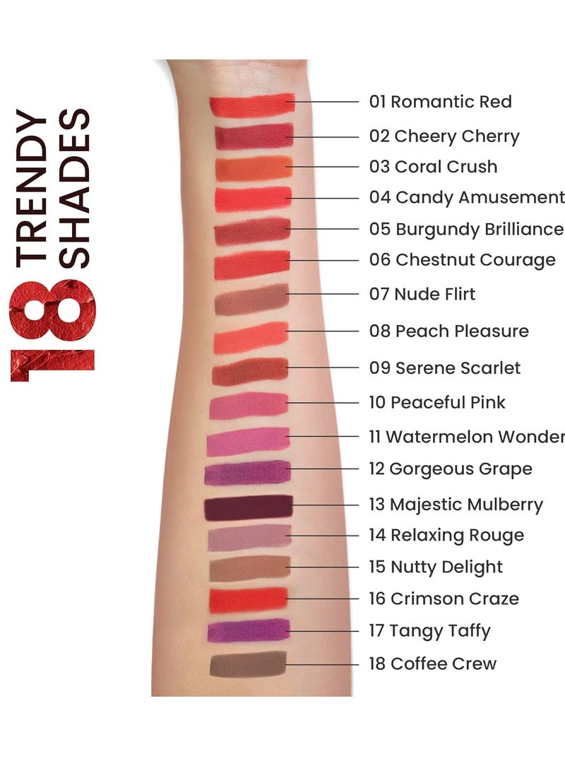 مارس أحمر شفاه مارس طويل الأمد للنساء | لمسة نهائية غير لامعة 3.5 جم 03 كورال كراش - Image 2