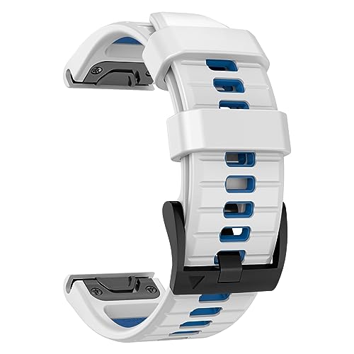OVERSTEP Compatible with Fenix 7X Bands, 26mm Width Soft Silicone Replacement Strap for Fenix 7X Pro/Fenix 6X/ Fenix 5X/ Fenix 3 Smartwatch - Image 1
