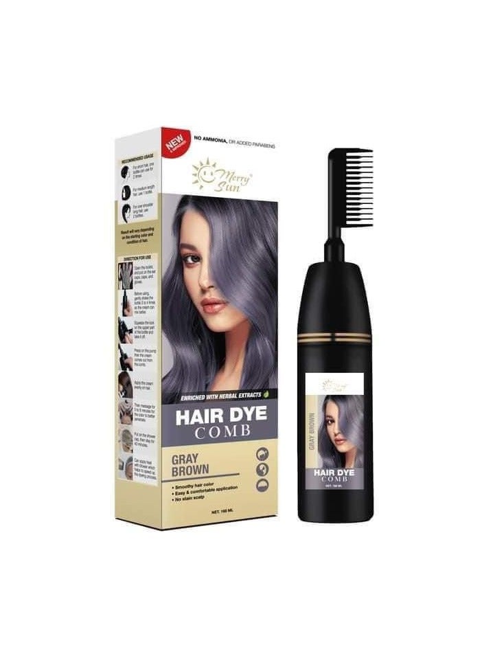 merry sun Hair color hair dye Combo Gray brown
