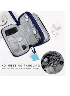 Generic Electronics Accessories Organizer Bag, Travel Cable Organisers All in One Storage Bag, Waterproof Accessories Carry Bag for USB Data Cable,Earphone Wire,Power Bank  - Image 2