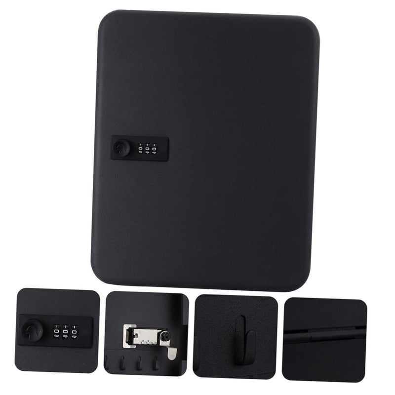 Wall Mount Key Lock Box With Code Slots Security Cabinet Home Key Management Box - Image 5