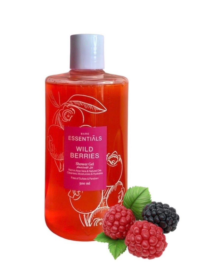 ESSENTIALS Wild Berries Shower Gel 