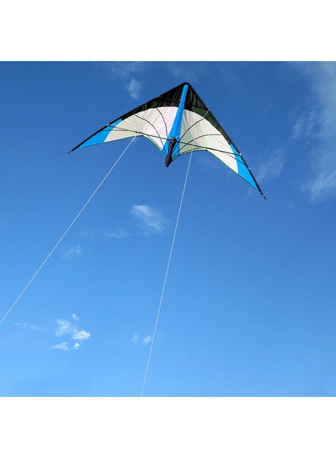 Hengda Kite ترقية طائرة ورقية مزدوجة الخطوط ستار رايم بطول 48 بوصة للأطفال والبالغين - رياضة خارجية على الشاطئ وطائرة رياضية ممتعة مع مقبض وخط وحقيبة متضمنة - Image 5