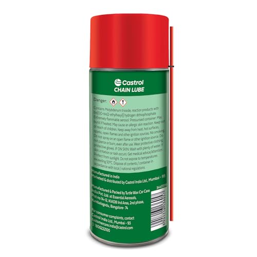Castrol Chain Lube for Bikes (105ML) | Ultimate Protection Against Wear & Corrosion | Smooth & Long-Lasting Lubrication | Weather-Proof Performance | Compatible with All Chain Types - Image 2