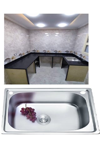 wood plat+ Soap Dispense+ kitchen sink, 72cm