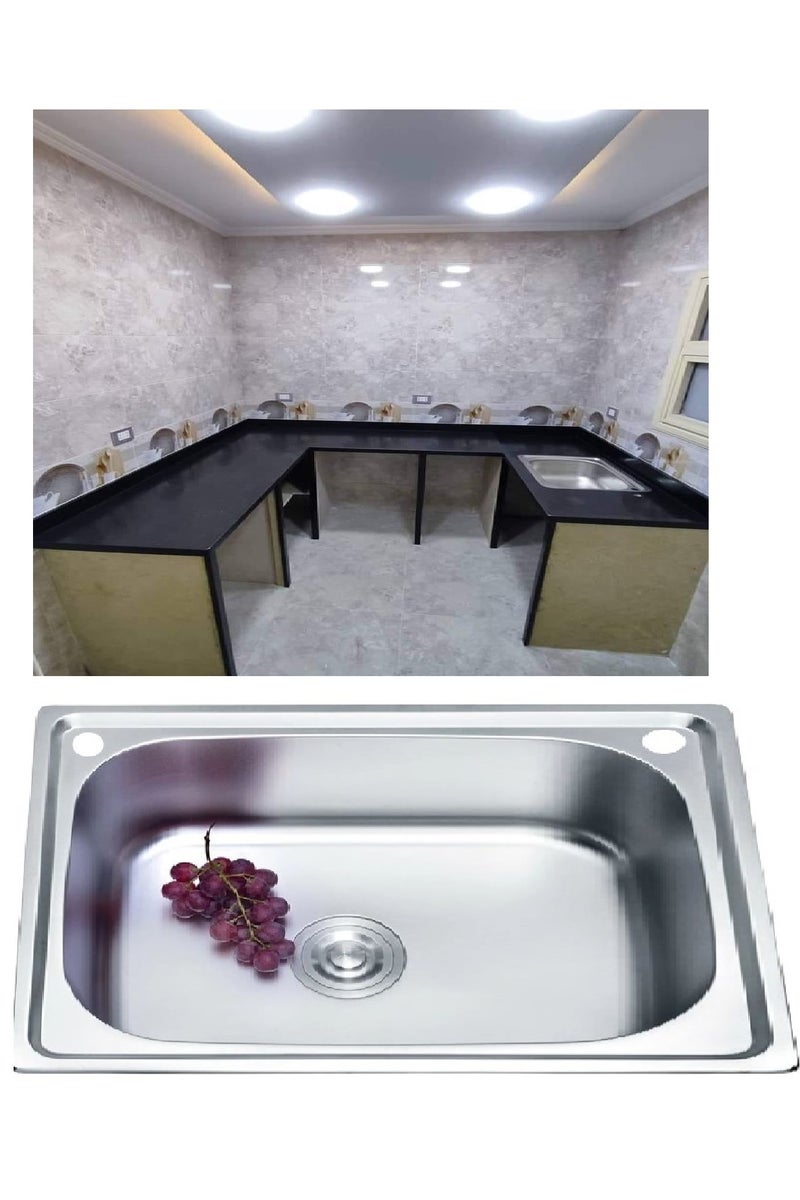 Shams Kitchen sink, strainer and automatic cup washer (62 x 45 x 22 cm) - Image 1