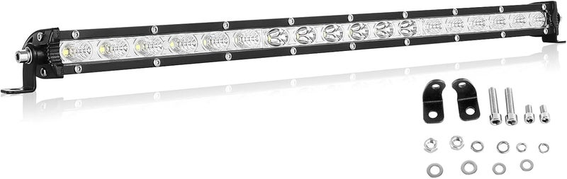 Willpower 20 Inch 90W Single Row LED Light Bar - Flood Spot Combo Beam for Off-Road Vehicles - Image 1